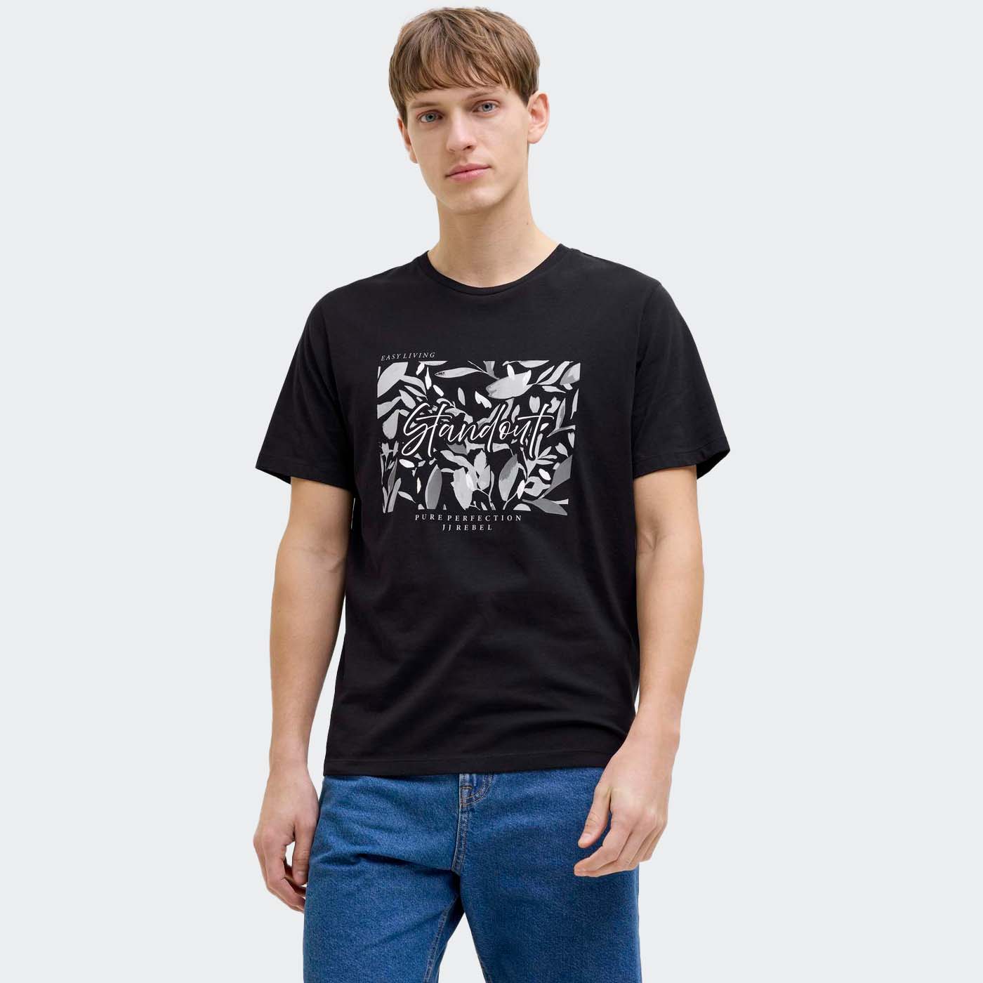 T-shirt JREBBERN Jack&Jones Rebel Black 0
