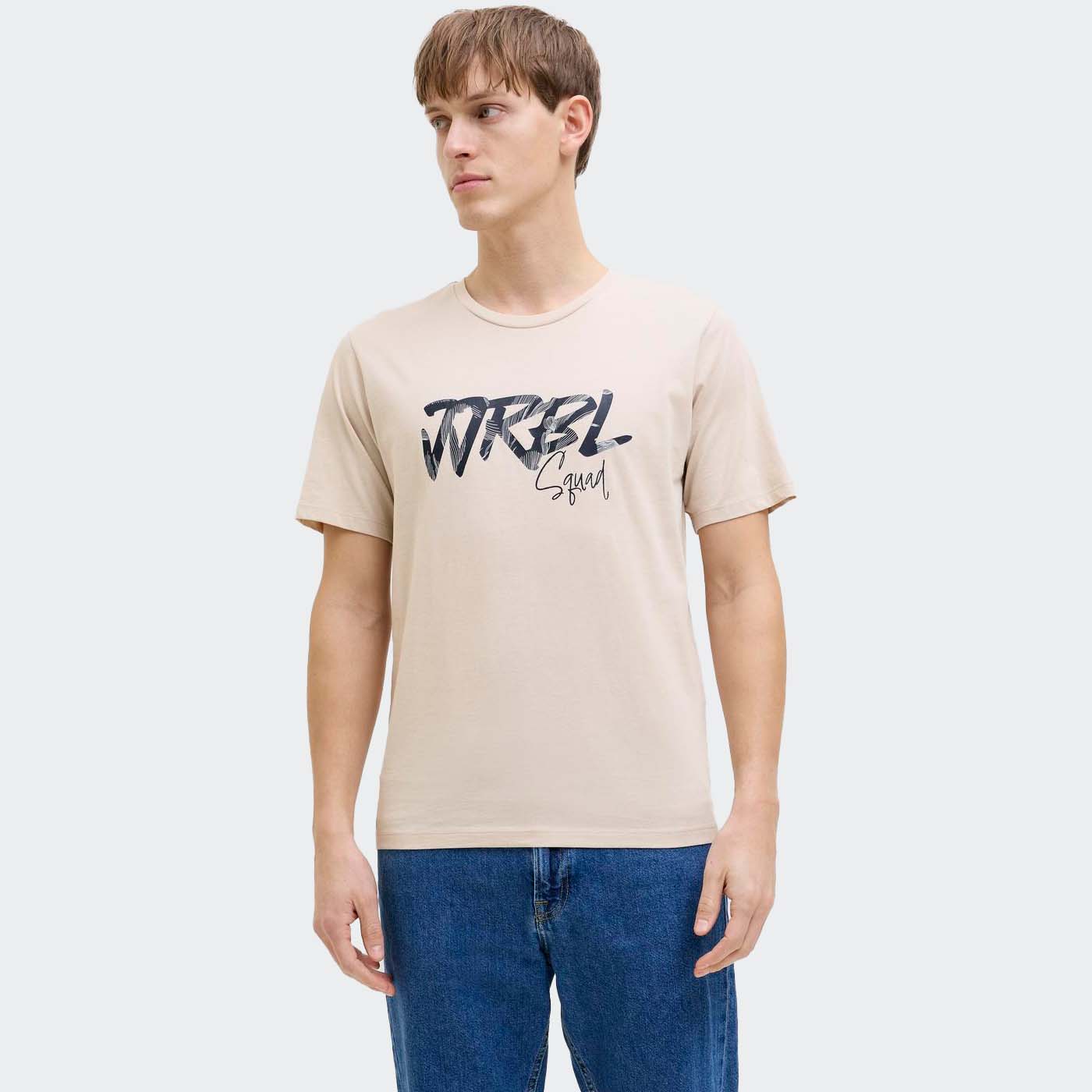 T-shirt JREBBERN Jack&Jones Rebel Moonbeam 0