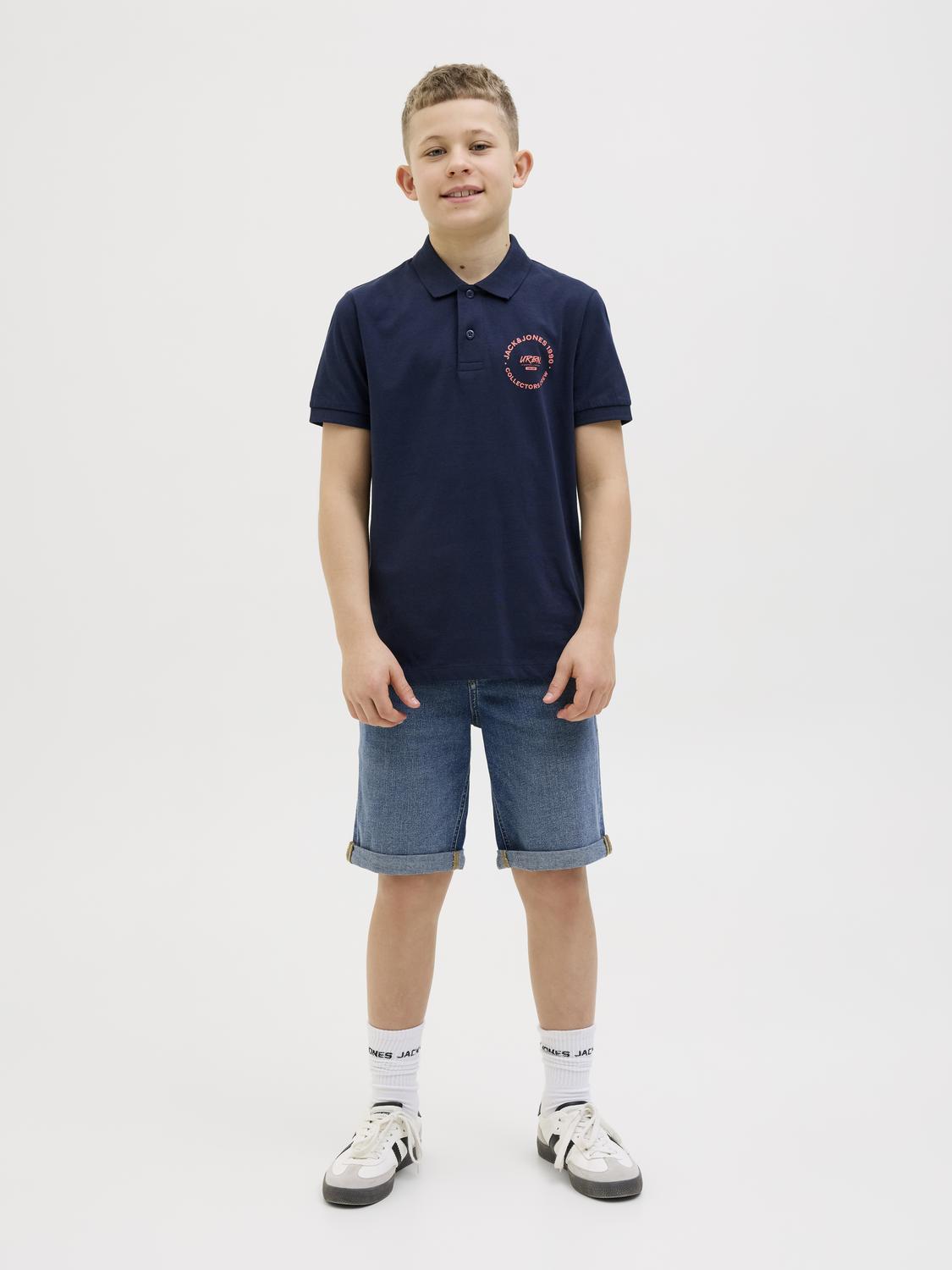 Calção JJIRICK Jack&Jones Júnior Blue 4