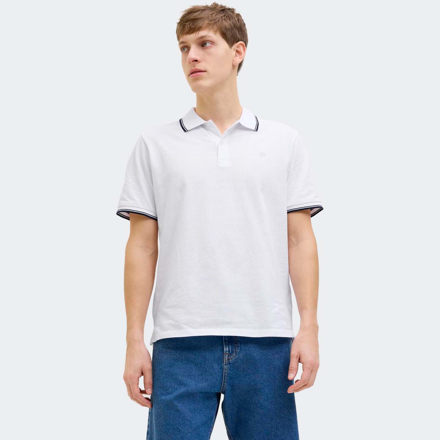 Pólo JREBZELL Jack&Jones Rebel White 0
