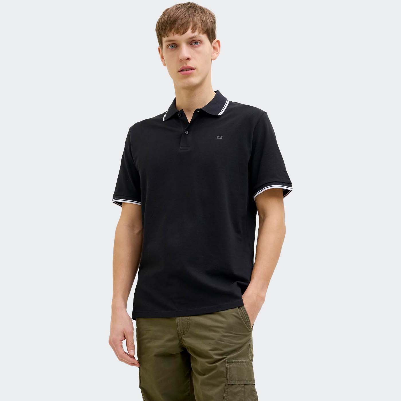 Pólo JREBZELL Jack&Jones Rebel Black 0