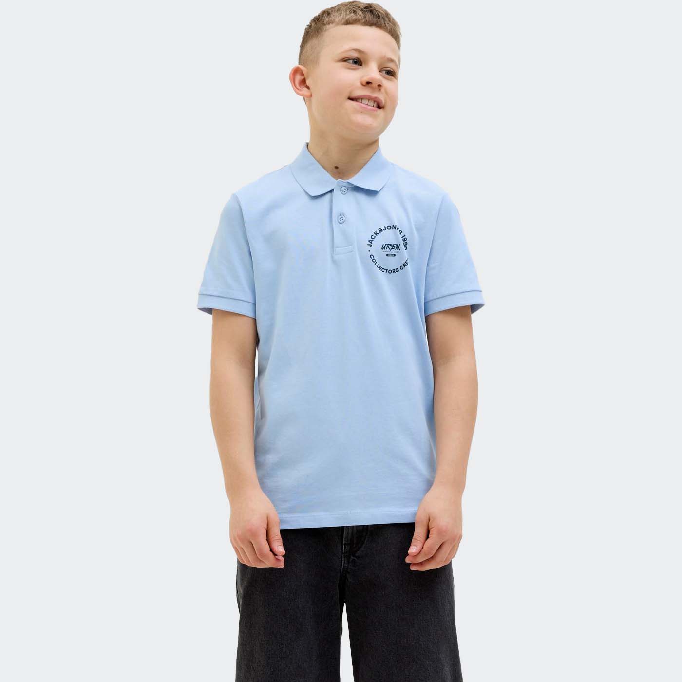 Pólo JJSIMON Jack&Jones Júnior Chambray Blue 0