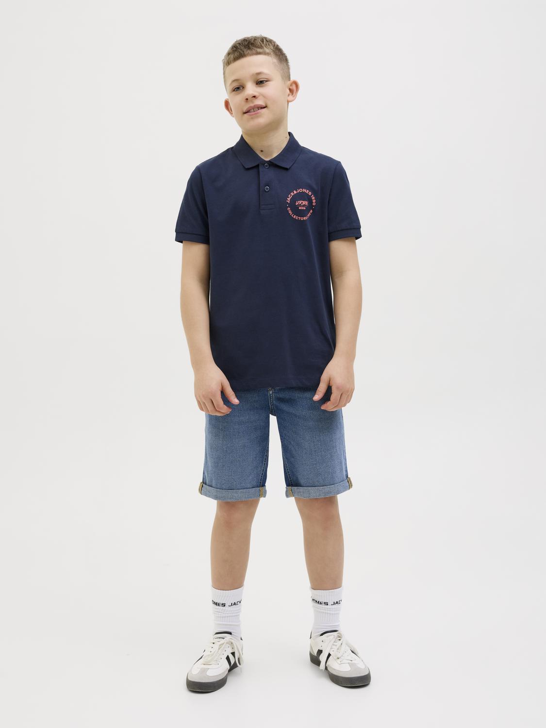 Pólo JJSIMON Jack&Jones Júnior Sky Captain 4