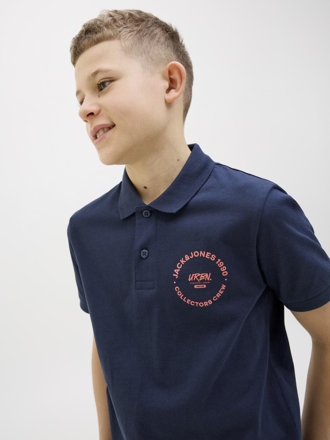 Pólo JJSIMON Jack&Jones Júnior Sky Captain 1