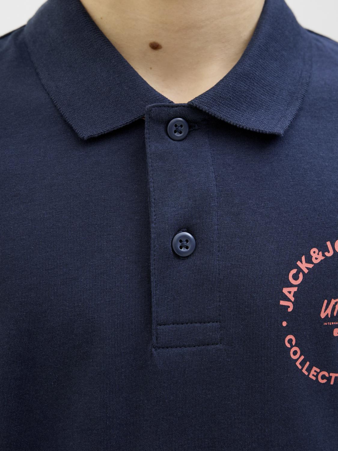 Pólo JJSIMON Jack&Jones Júnior Sky Captain 3