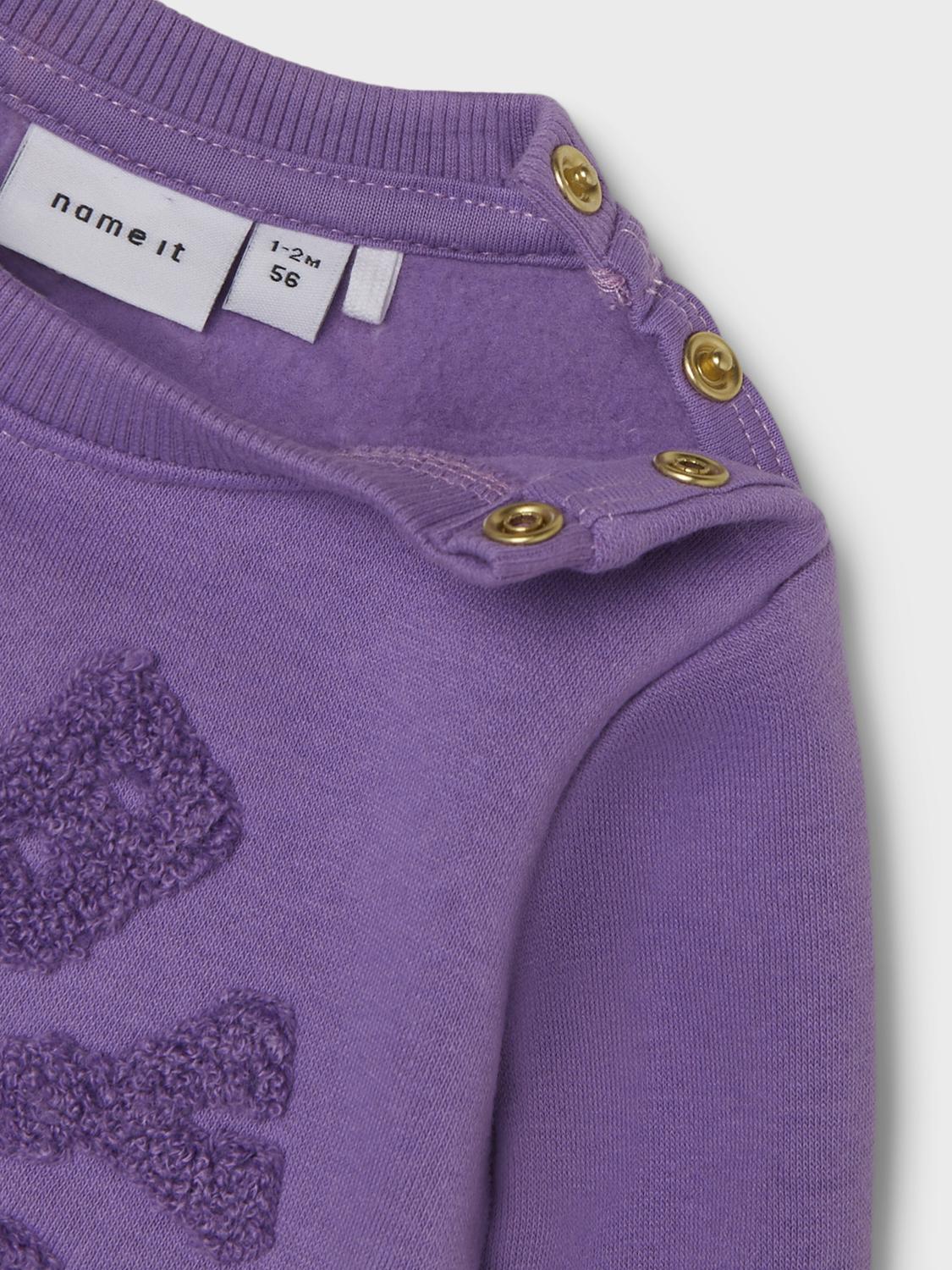 Sweatshirt NBFODESSA Name It Amethyst  3