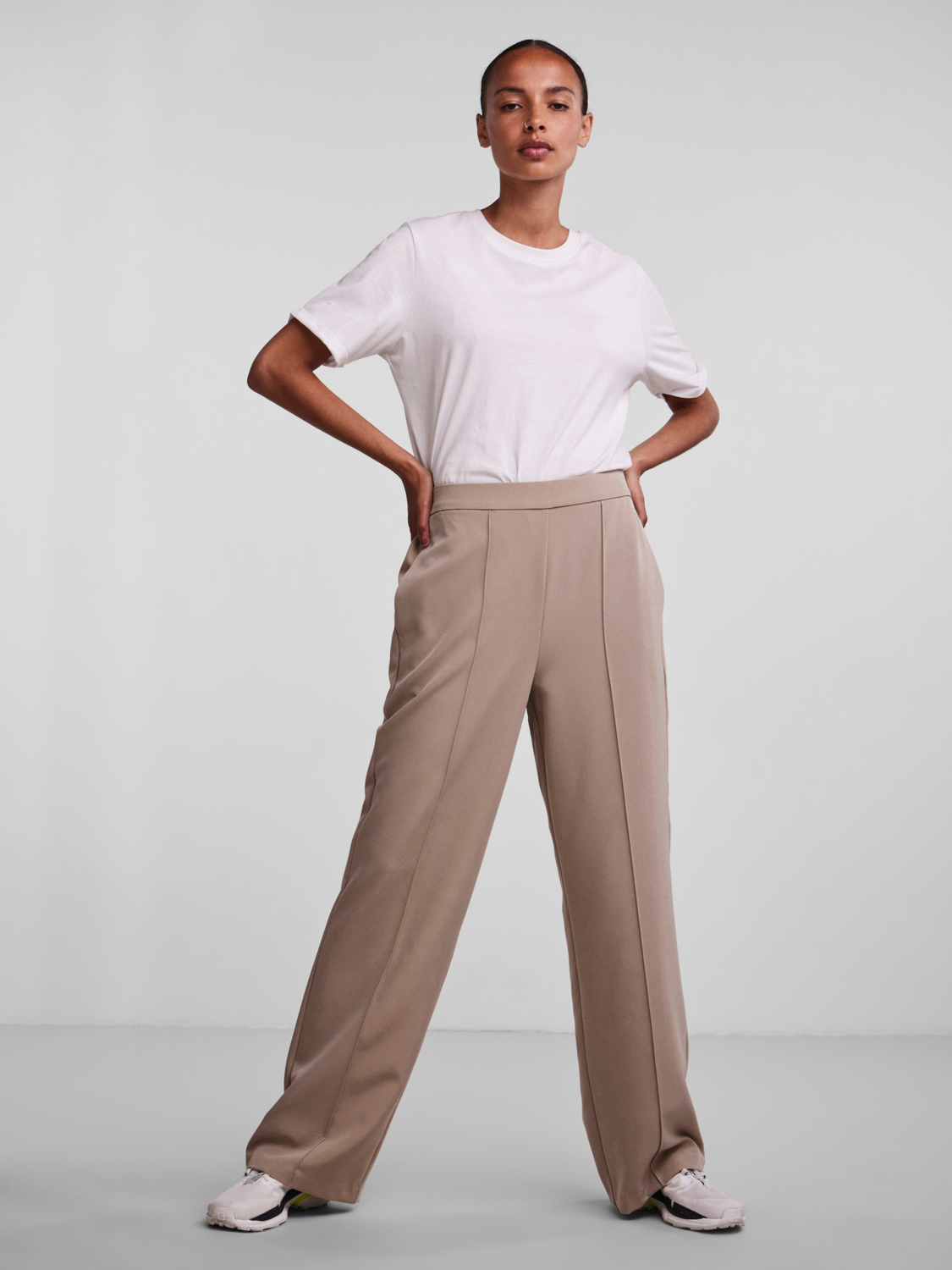 Calça PCBOZZY Pieces Silver Mink 3