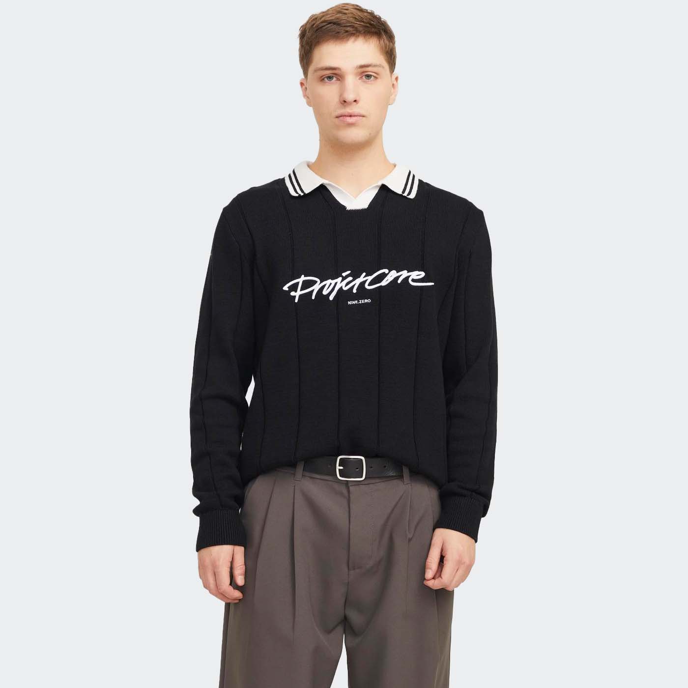 Pólo JCOWINTER Jack&Jones Black 0