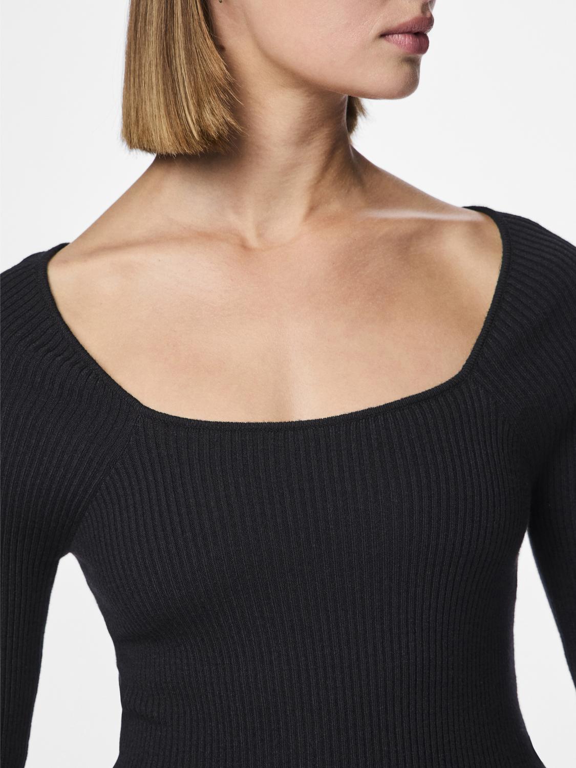 Camisola PCKALU Pieces Black 1