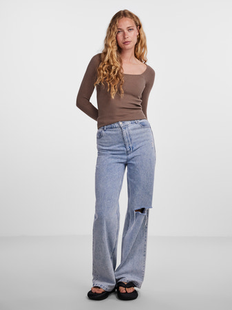 Camisola PCKALU Pieces Fossil 1