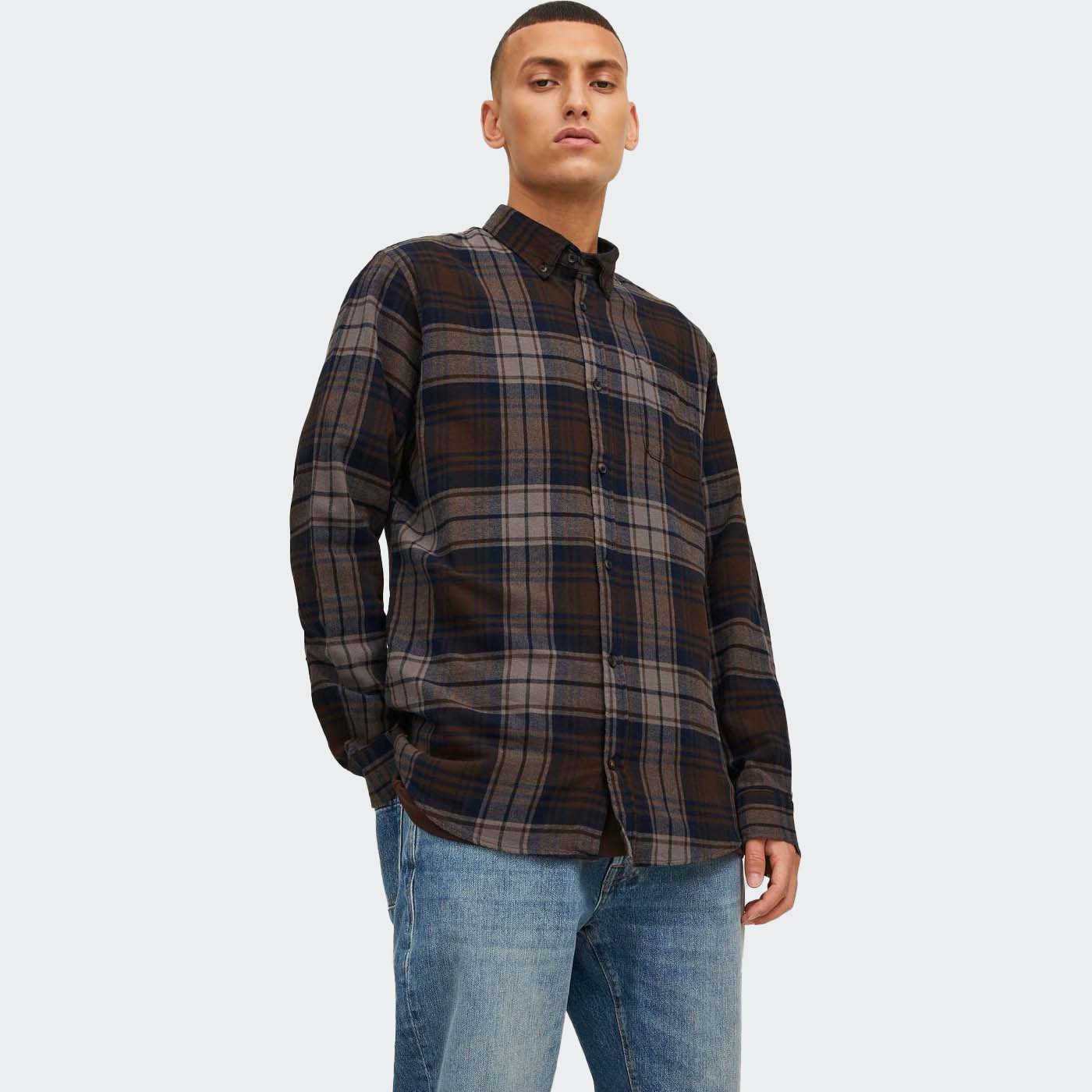 Camisa JJEWILLY Jack&Jones Black Coffee 0