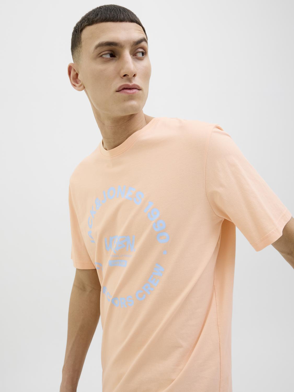 T-shirt JJSIMON Jack&Jones Peach Parfait 1