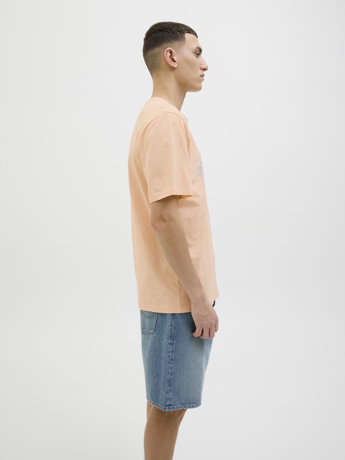 T-shirt JJSIMON Jack&Jones Peach Parfait 3
