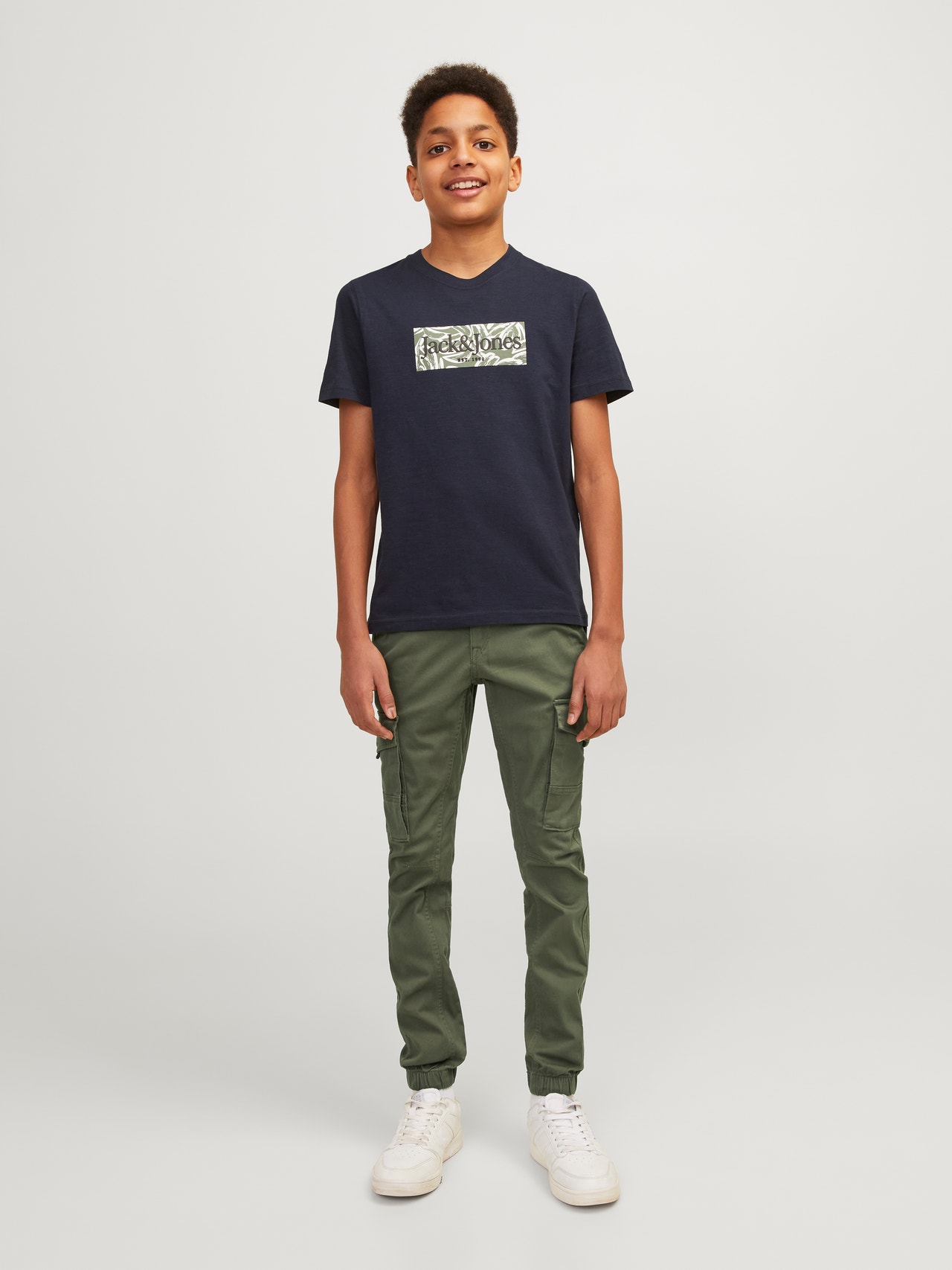 Calça JPSTPAUL Jack&Jones Júnior Olive 4
