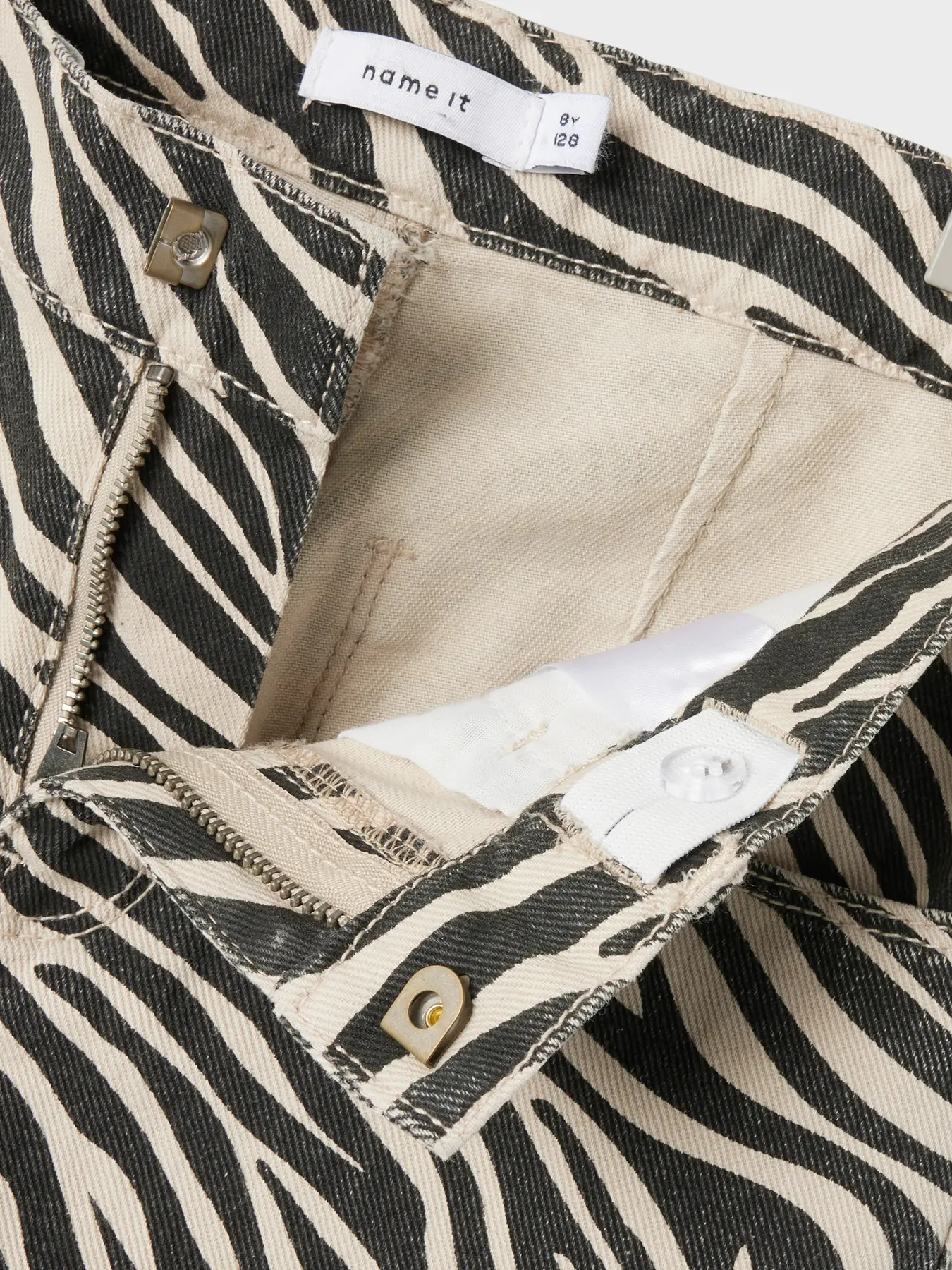 Jeans NKFROSE Name It Black Zebra 2