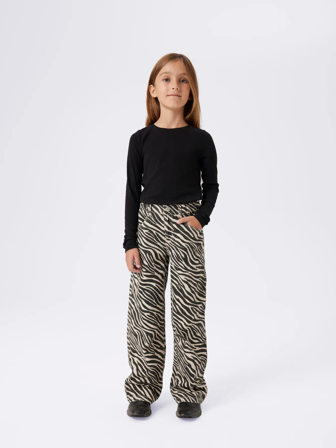 Jeans NKFROSE Name It Black Zebra 1
