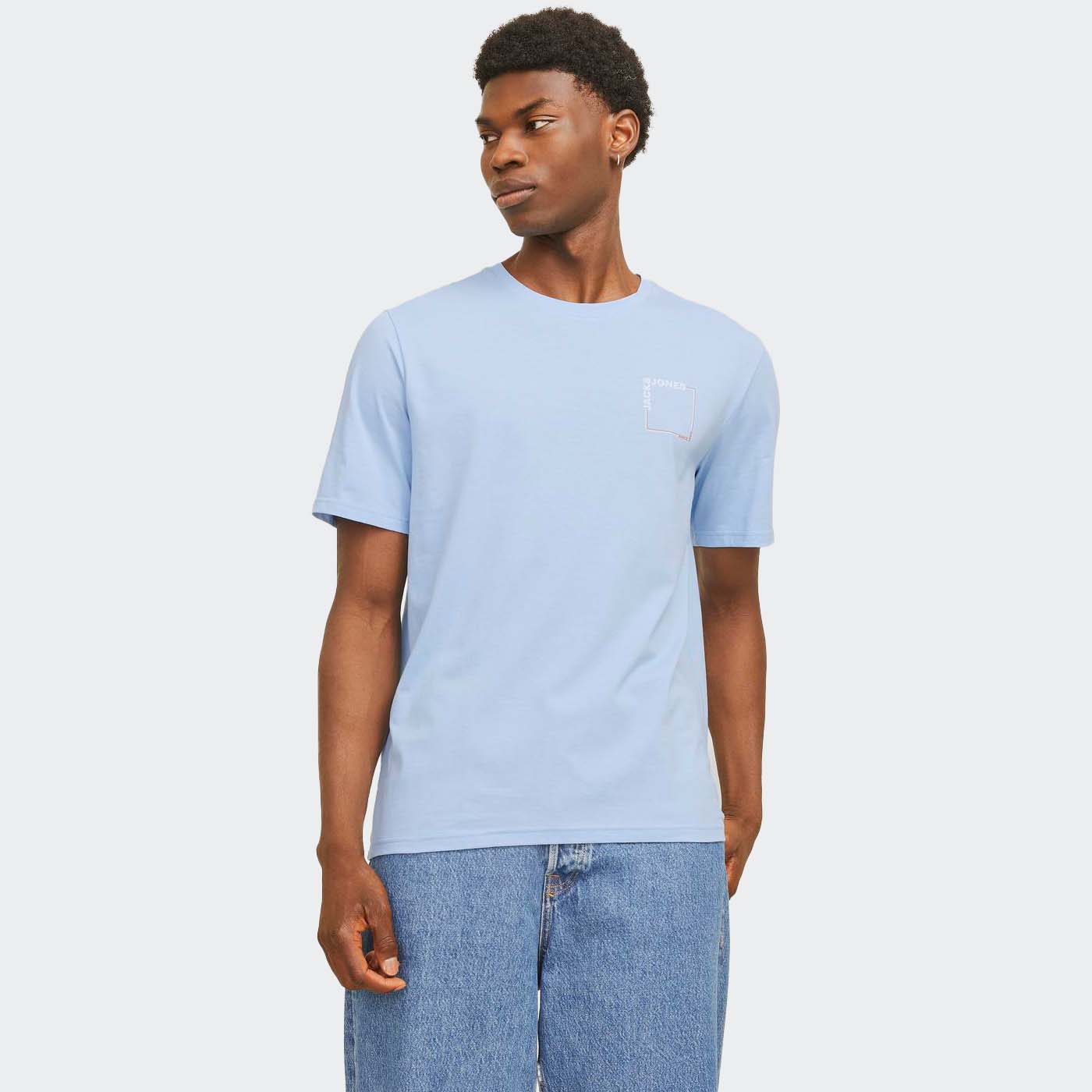 T-shirt JJVERNER Jack&Jones Chambray Blue 0