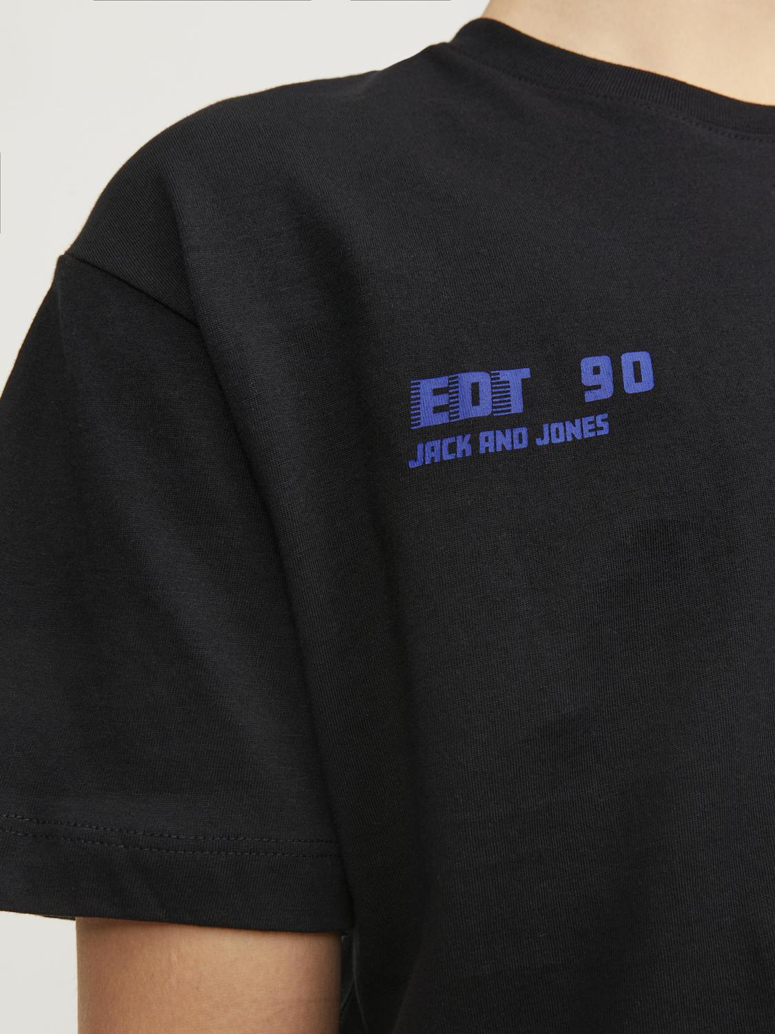 T-shirt JORCOLLECT Jack&Jones Júnior Black 2