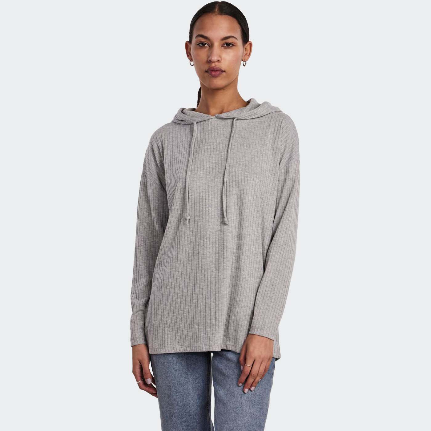 Camisola PCMOLLY Pieces Light Grey Melange 0