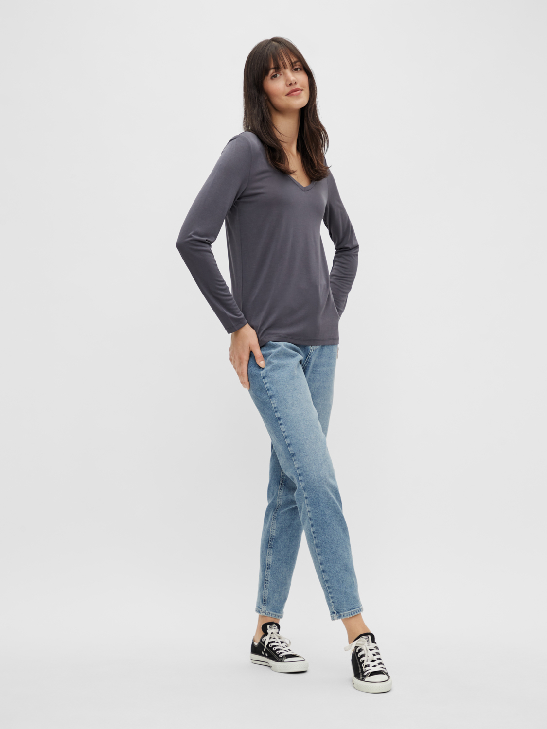 Top PCKAMALA Pieces Ombre Blue 2