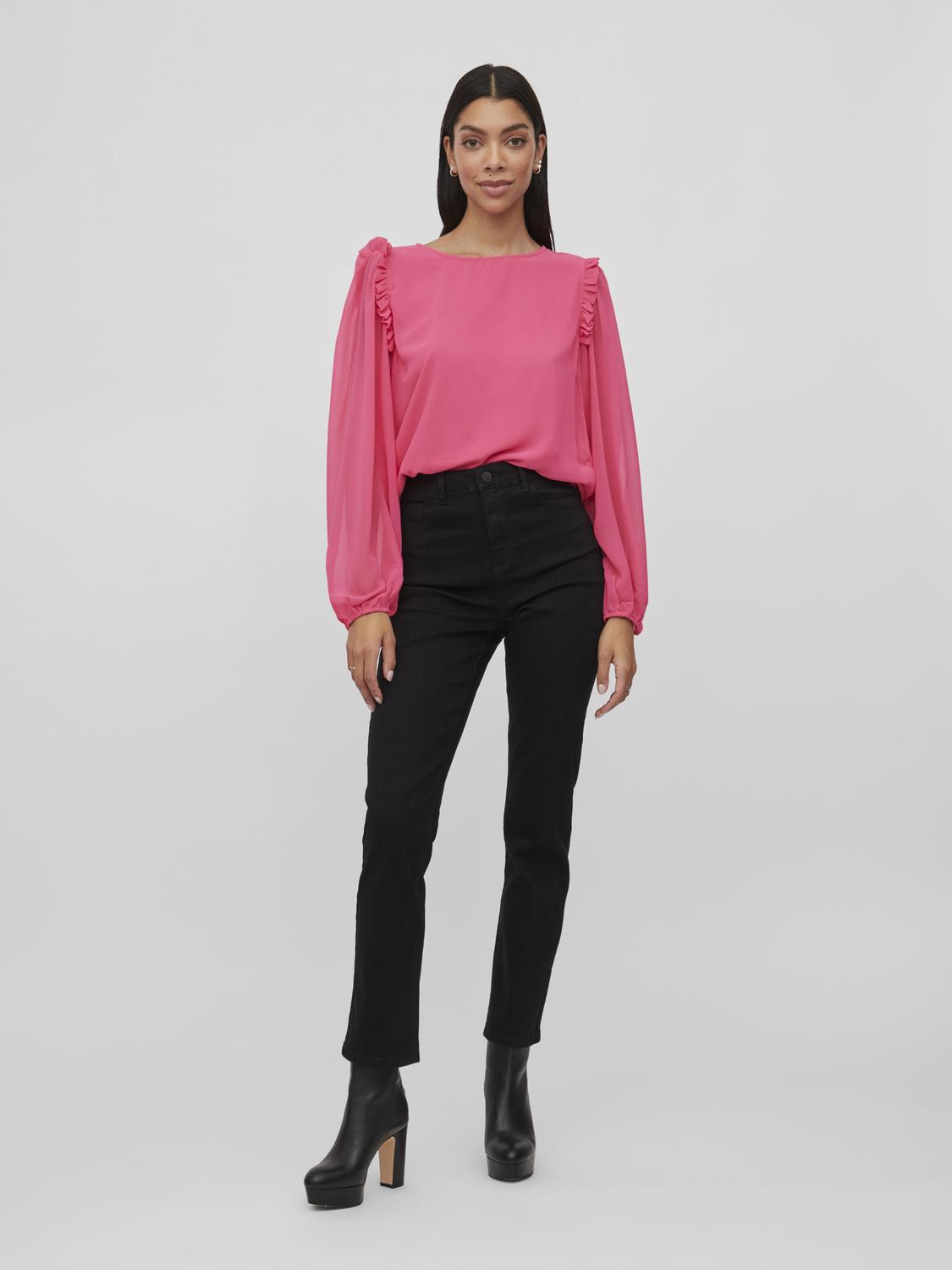 Blusa VINIMA Vila Fandango Pink 3