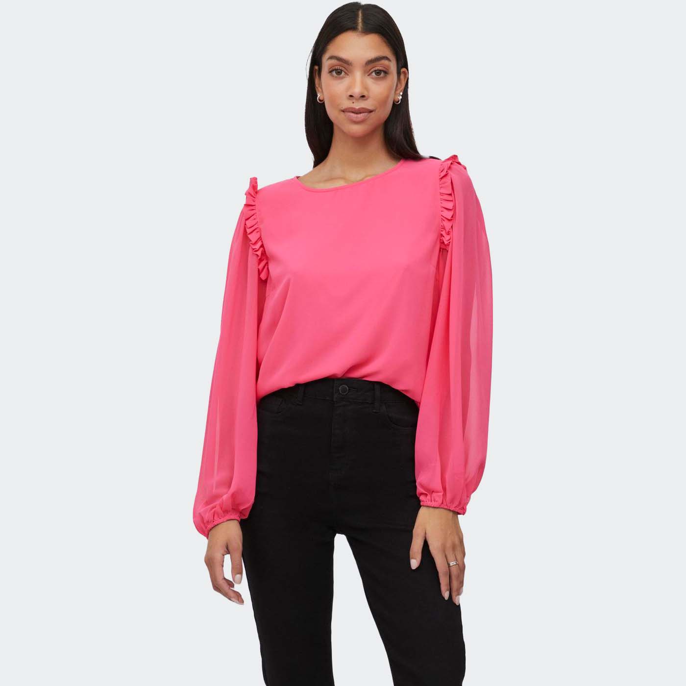 Blusa VINIMA Vila Fandango Pink 0