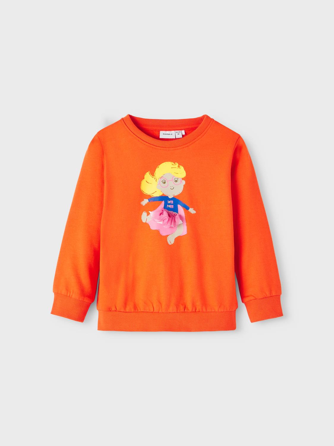 Sweatshirt NMFLEILA Name It Cherry Tomate 2