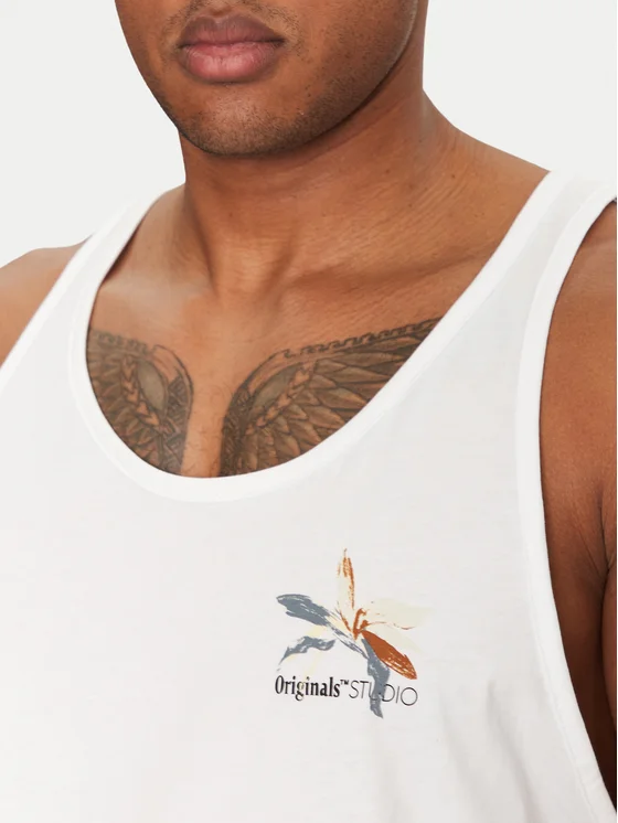 T-shirt Tank JORVARENNA Jack&Jones Bright White 2