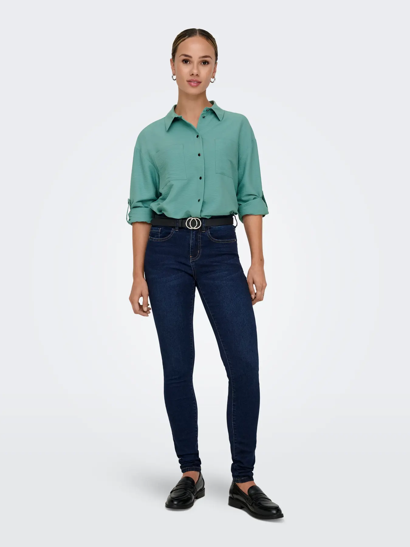 Camisa JDYVIGGA JDY Teal 3