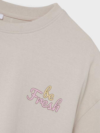 T-shirt NKFSASHE Name It Oatmeal 1