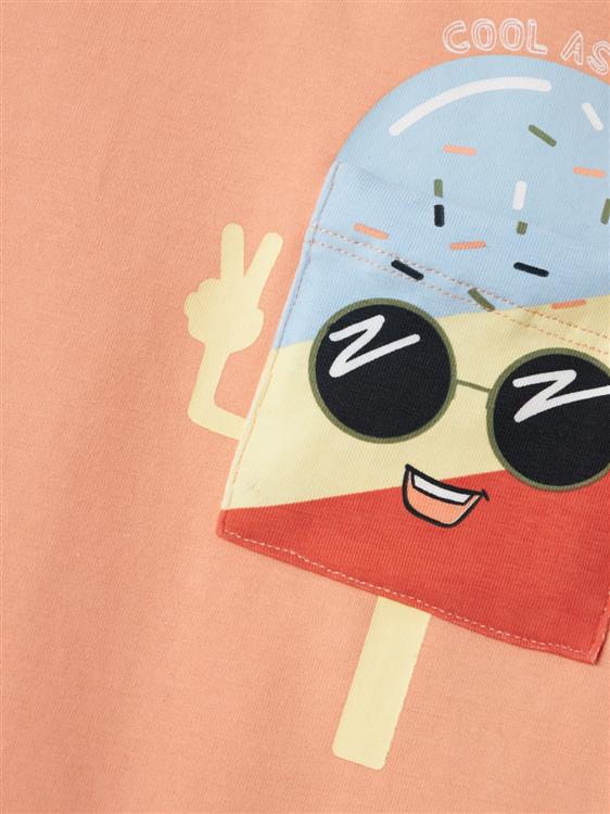 T-shirt NMMHIKKE Name It Papaya Punch 1