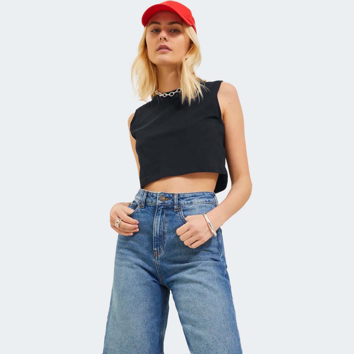 Top JXALVIRA JJXX Black 8