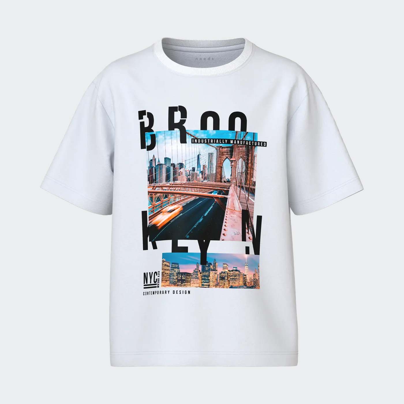 T-shirt NKMVOTO Name It Bright White 0