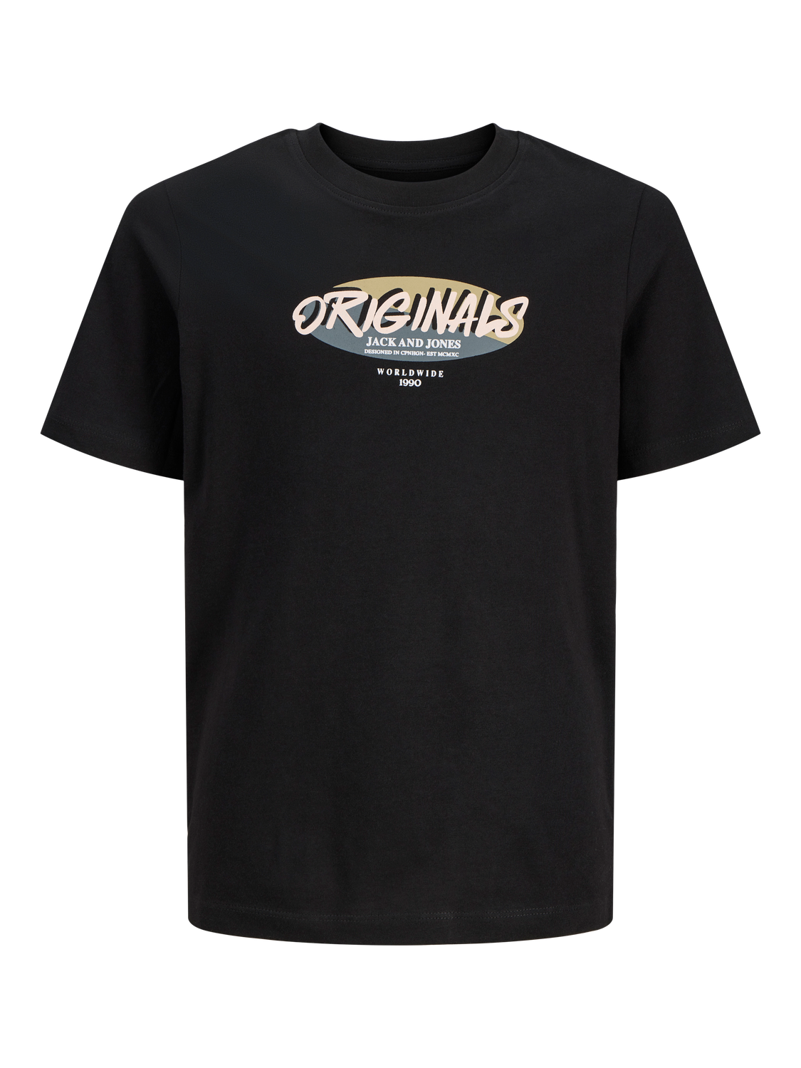 T-shirt JORVARENNA Jack&Jones Júnior Black 4