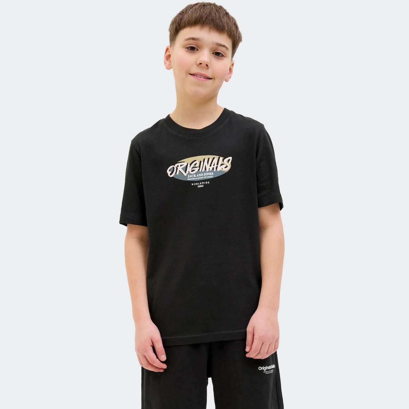 T-shirt JORVARENNA Jack&Jones Júnior Black 0