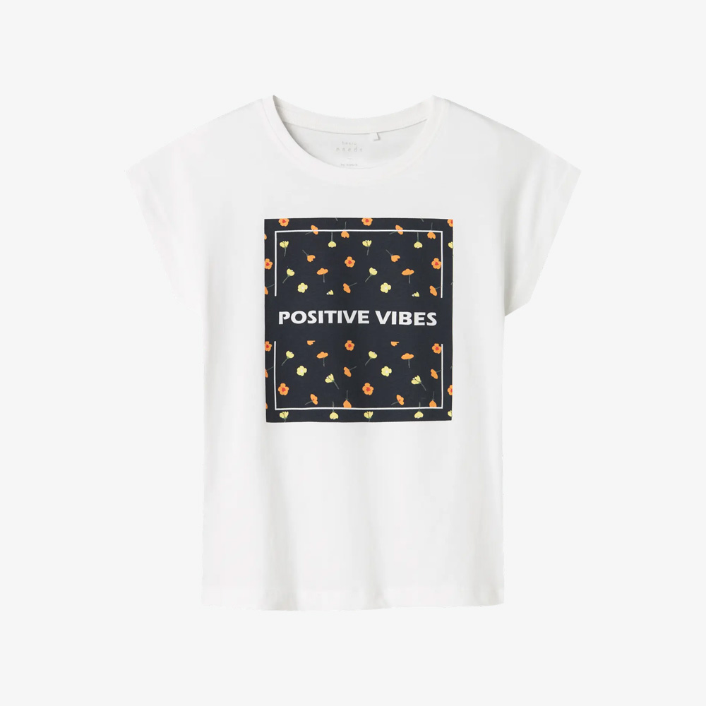 T-shirt NKFVIGEA Name It Bright White 0