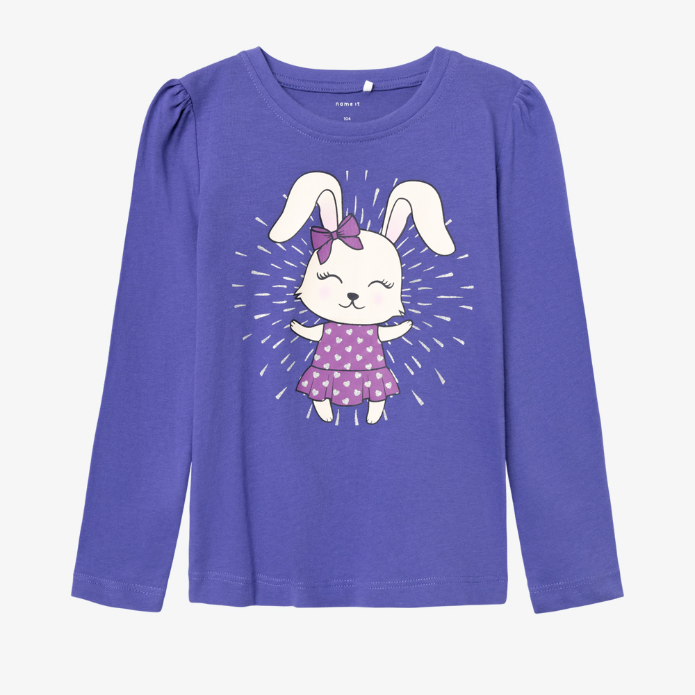 T-shirt NMFROSELIN Name It Purple 0