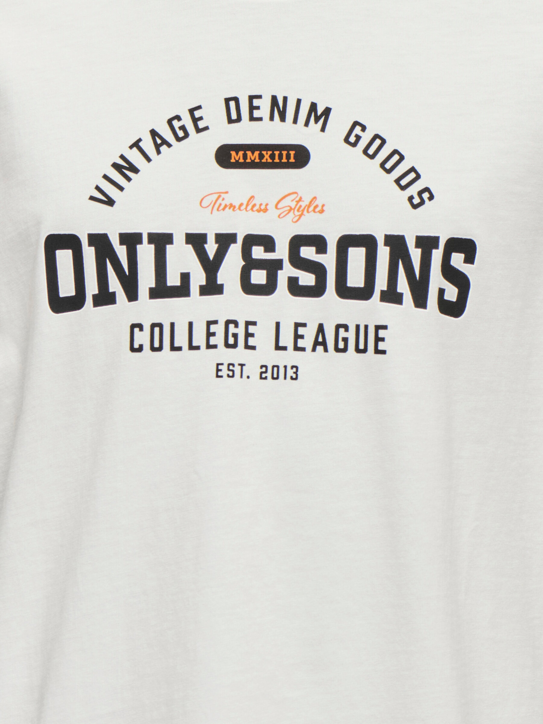 T-shirt OSJLENNY Only&Sons Cloud Dancer 1