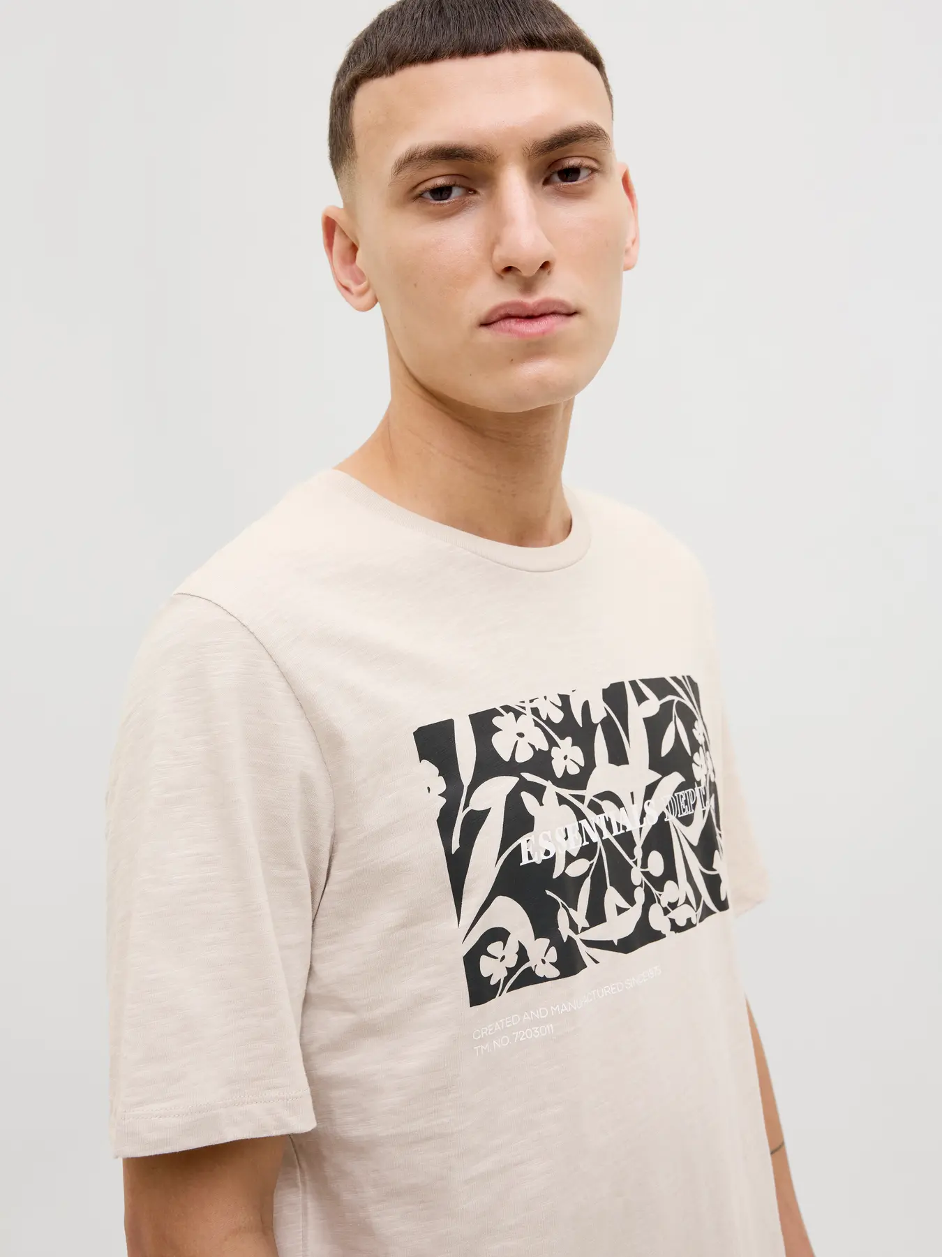 T-shirt JJJEFF Jack&Jones Moonbeam 1