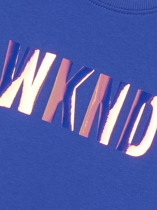 Sweatshirt NKFOMIALISE Name It Dazzling Blue 1