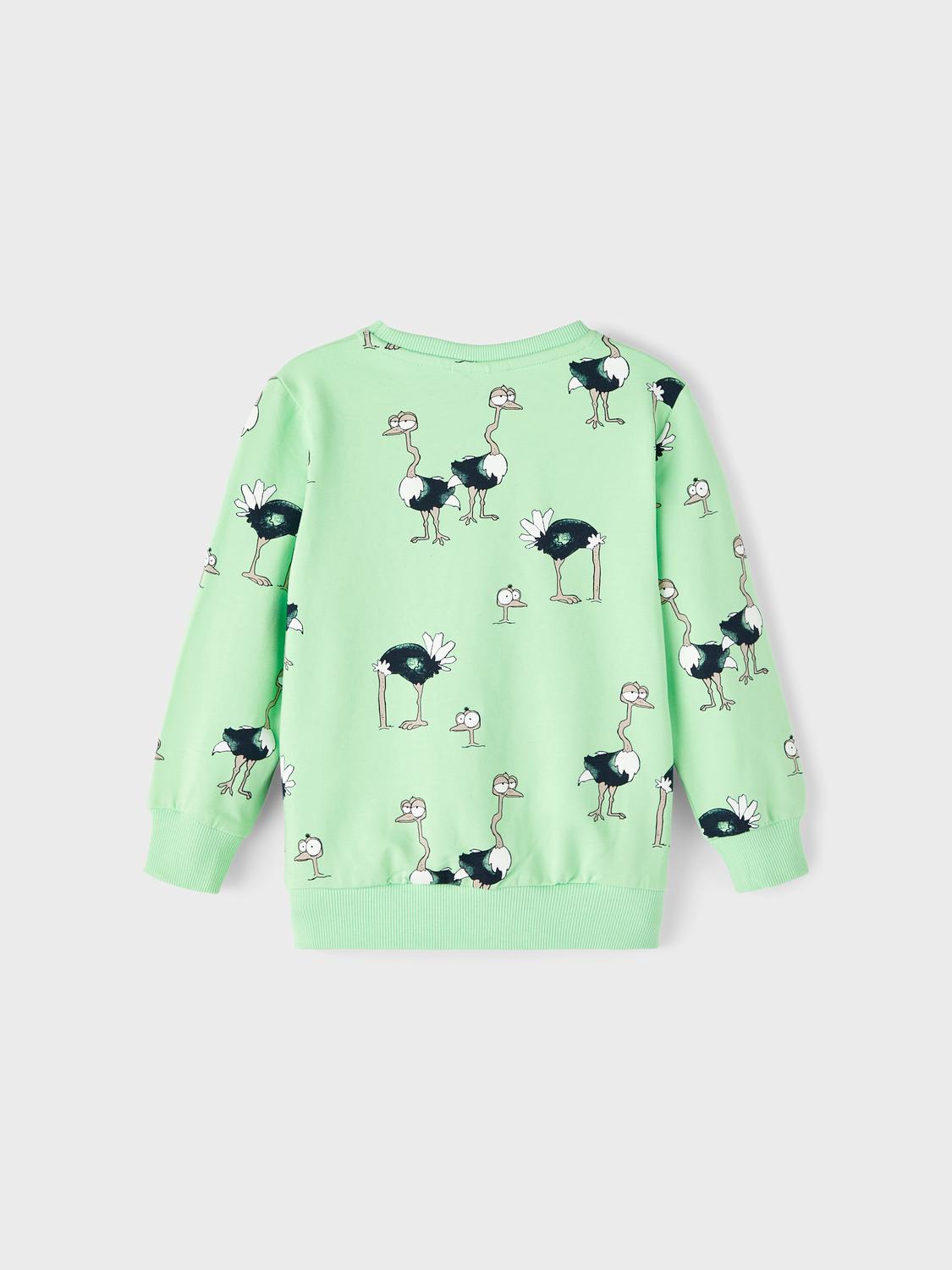 Sweatshirt NMMFRILO Name It Green Ash 2