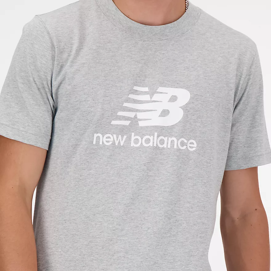 T-shirt ESSENTIALS LOGO New Balance Grey 1