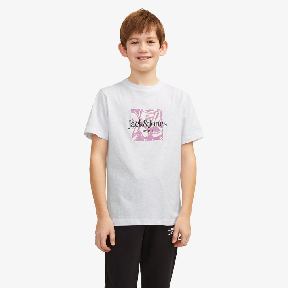 T-shirt JORLAFAYETTE Jack&Jones Júnior Bright White 0
