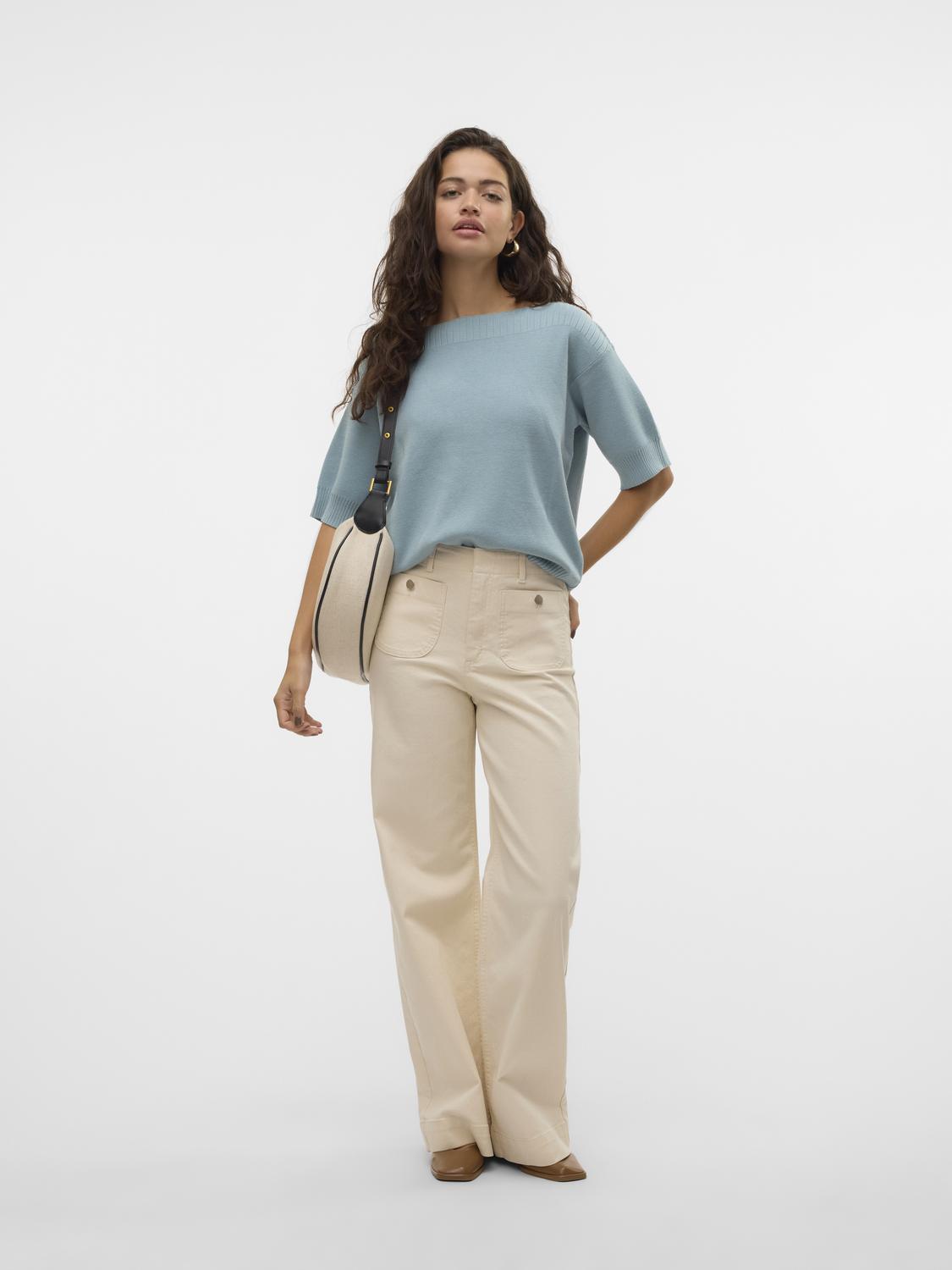 Jeans VMKAYLA Veromoda Ecru 3