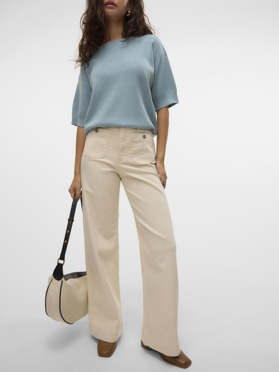 Jeans VMKAYLA Veromoda Ecru 2