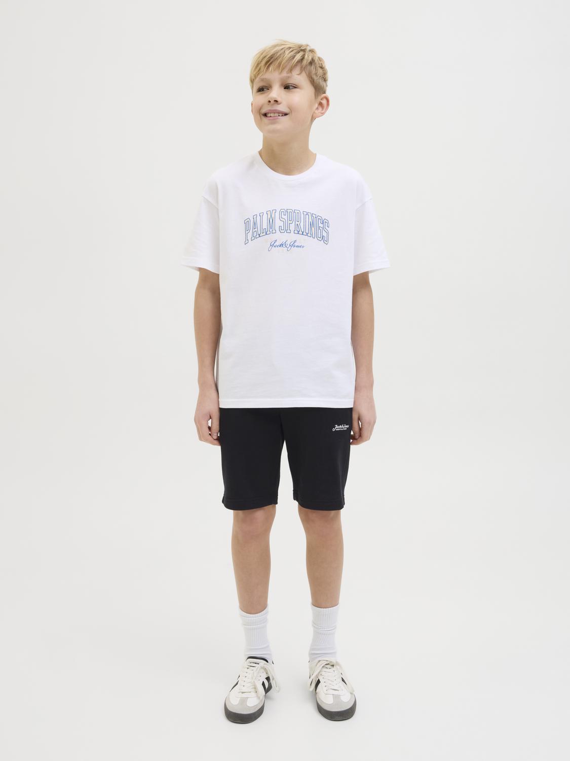 Calções JPSTGORDON Jack&Jones Júnior Black 4