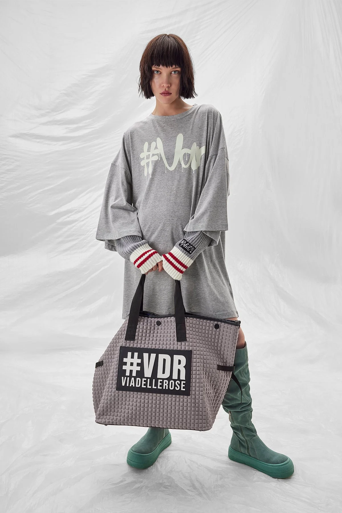 T-shirt 14098 VDR Grey Melange 1