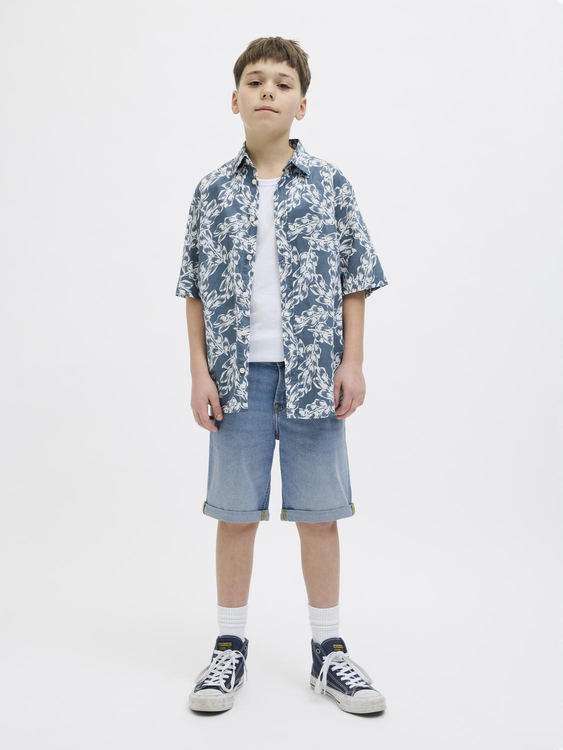 Calções JJIRICK Jack&Jones Júnior BlueE15 1