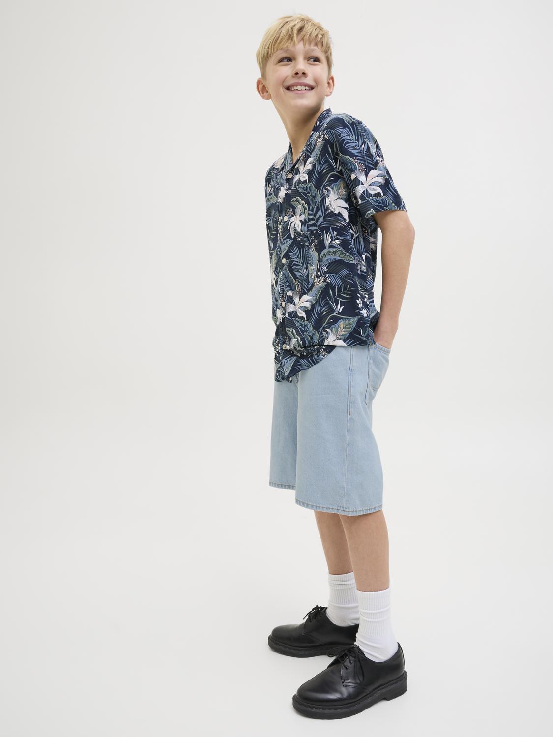 Calções JJITONY Jack&Jones Júnior Light Blue 738 3