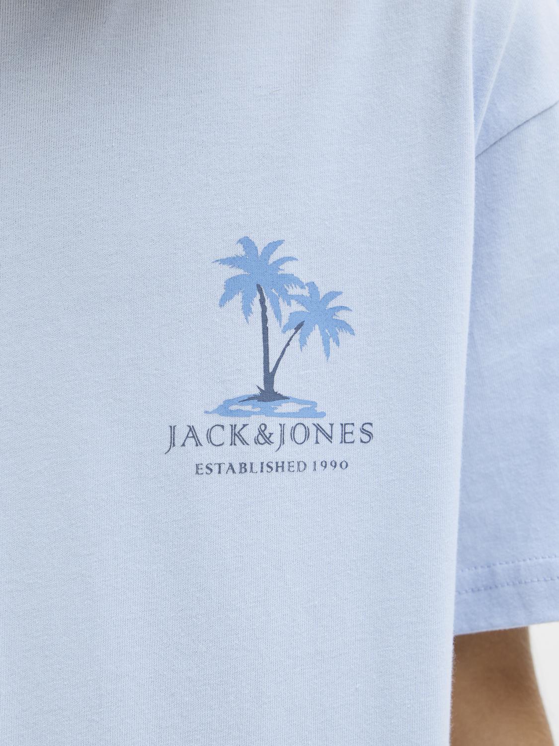 T-shirt JJSUMMER Jack&Jones Júnior Chambray Blue 2